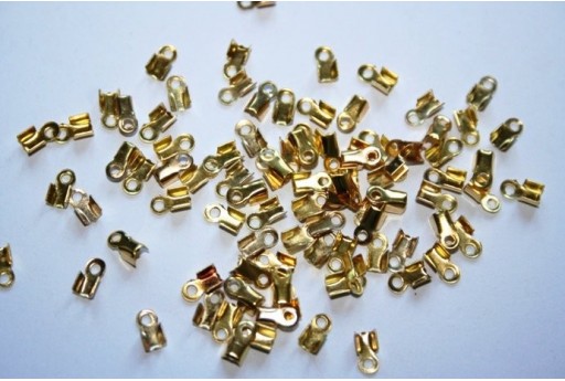 Terminali Colore Oro 6x3mm - 100pz