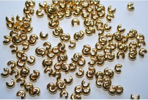 Coprischiaccini Colore Oro 3mm - 72pz