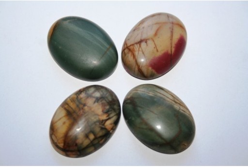 Cabochon Jasper Picasso Ovale 30x22mm CAB04