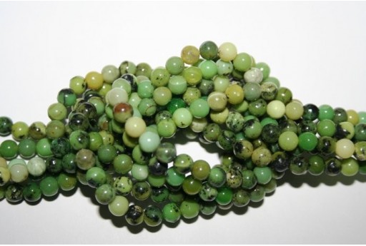 Chrysoprase Beads Sphere 6mm - 64pz