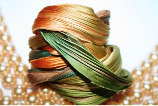 Seta Shibori Ribbon Taos - 10cm