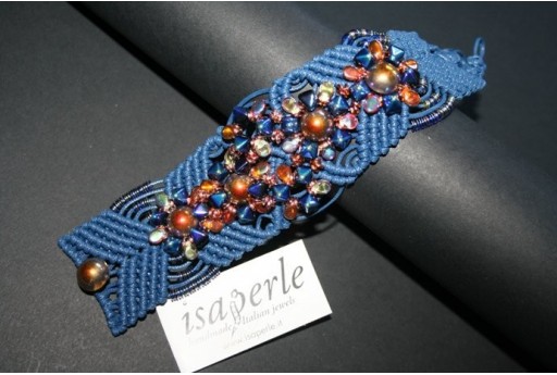 10 Perline Dome Beads 12x7mm Fiesta Peach Coral Col.48955 2