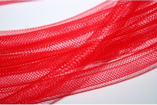 Mesh Tubing Plastic Net Thread Cord 2mt. Light Green 8mm MIN155M