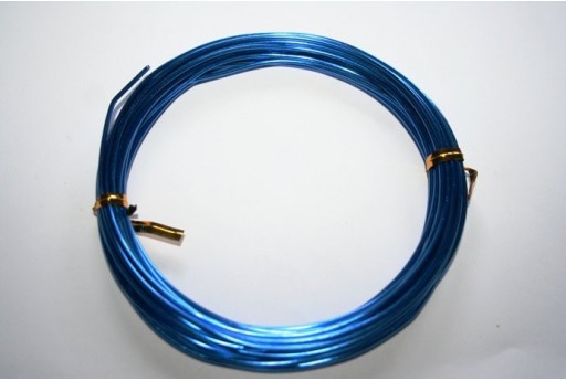 Filo Alluminio Colore Blue 1,5mm - 6mt