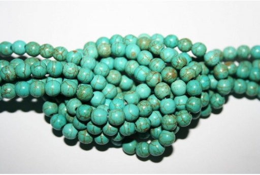 Filo 64 Pietre Magnesite Verde Sfera 6mm MAG18