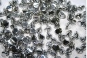 Perline Pinch Beads 7mm, 10gr., Jet Labrador Full