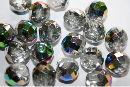 Perline Mezzi Cristalli Crystal/Vitrail 12mm
