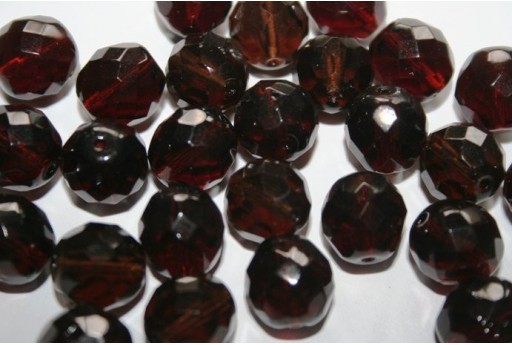 Perline Mezzi Cristalli Smoky Topaz