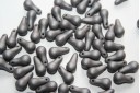 Bulb Beads 5x10mm, 25pz., Metallic Steel Col.29403