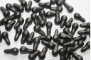 Bulb Beads 5x10mm, 25pz., Metallic Black Col.29400
