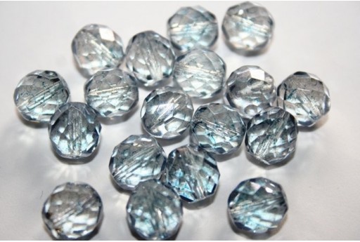 Perline Mezzi Cristalli Luster-Blue 10mm - 15pz