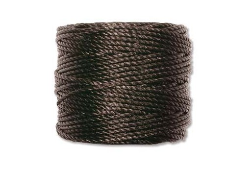 Super-Lon Bead Tex 400 Cord 0,90mm, 32mt., Black SL1-BK