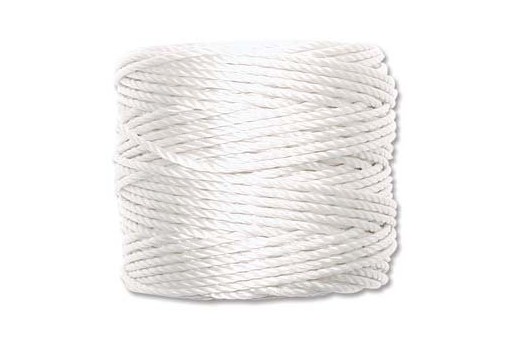 Super-Lon Bead Tex 400 Cord 0,90mm, 32mt., White SL1-WH