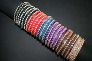 Kit Bracciale Macrame' 3 Fili Viola BR034B