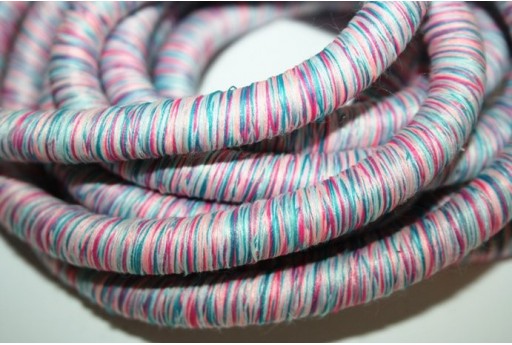 1mt. Climbing Cord 10mm Rasta Rosa/Fuchsia Cod.CC-57C