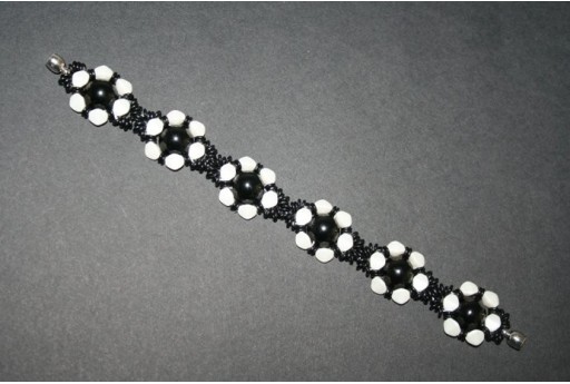 Kit Bracciale Pinch e Dome Beads Jet BR037D