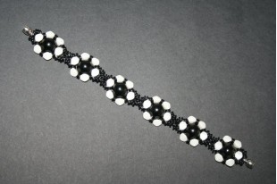 Kit Bracciale Pinch e Dome Beads Jet BR037D