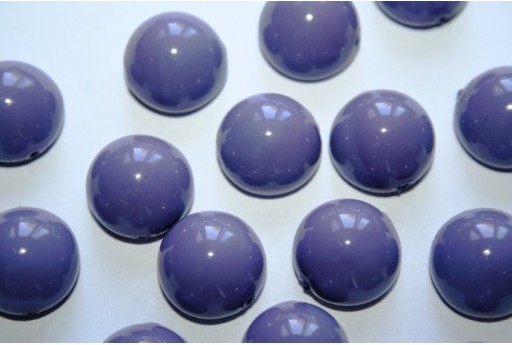 Perline Dome Beads 14X8mm, 10pz., Light Plum Col.48257