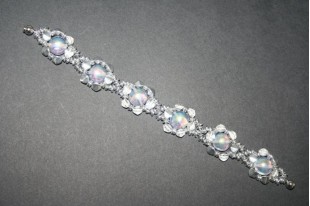 Perline Pinch Beads 7mm, 10gr., Crystal Capri Gold