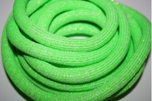 Climbing Cord 10mm, 1mt., Verde Glitter Cod.CC-VEG
