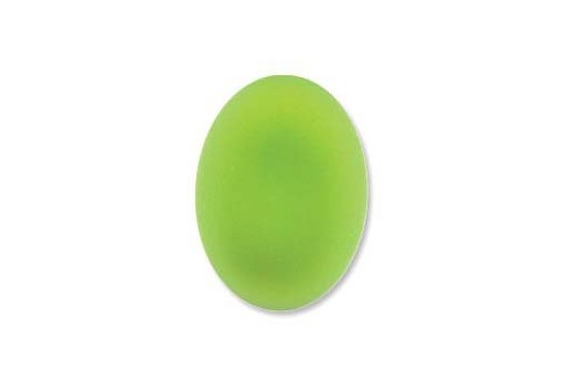 Cabochon Luna Soft Ovale 18,5x13,5mm., Verde Cod.LUN02E