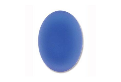 Cabochon Luna Soft Ovale 25X18mm., Blue Cod.LUN03B