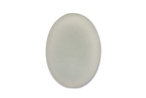 Cabochon Luna Soft Ovale 25X18mm., Grigio Cod.LUN03M