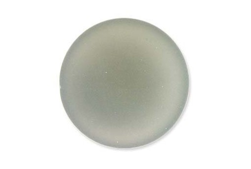 Cabochon Luna Soft Tondo 24mm., Grigio Cod.LUN04M