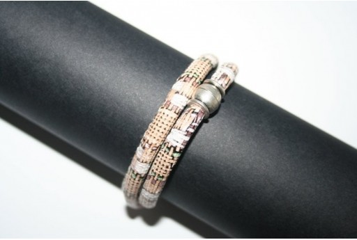 Corda Sintetica Tonda 5mm, Fantasia Marrone 1mt., Cod. COR01A 2