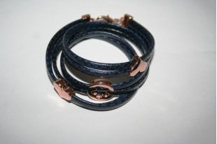 Kit Bracciale 3 Giri Blue Cod.BR039C