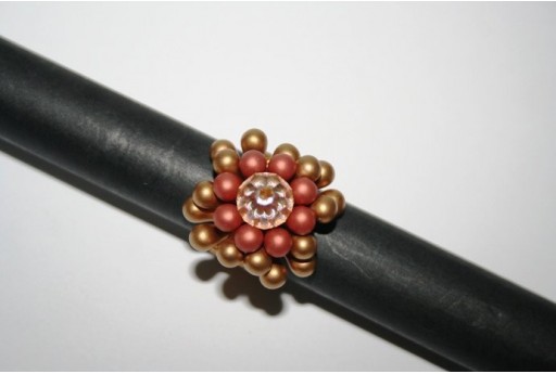 Kit Anello Bulb Beads Metallic Bronze Cod.AN015A