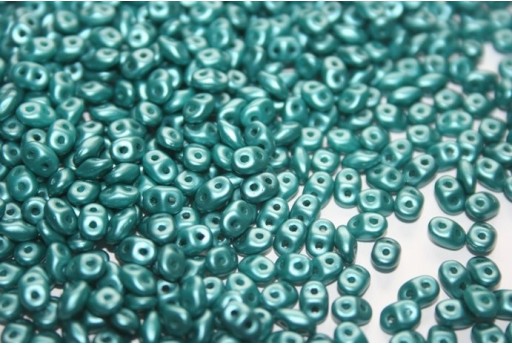 Superduo Beads 10gr. Pastel Emerald