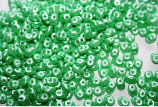 Superduo Beads 10gr. Pastel Light Green