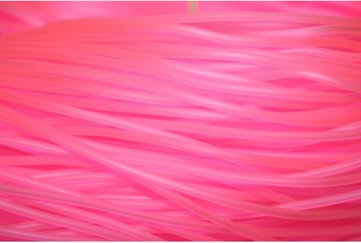 Caucciù Forato Rosa 2mm - 4mt.,