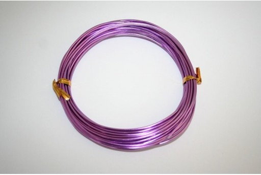 Filo di Alluminio Viola Chiaro 1,5mm - 6mt