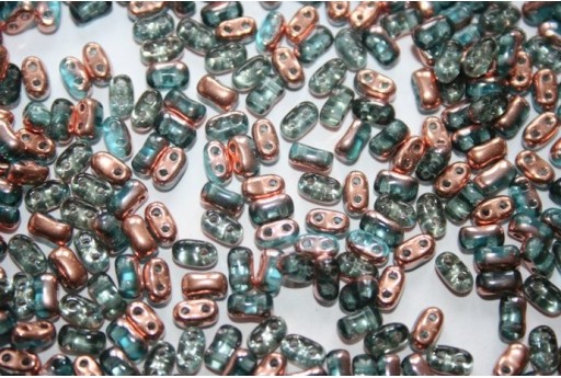 Perline BI-BO Beads Aqua Capri Gold 5,5x2,8mm - 10g