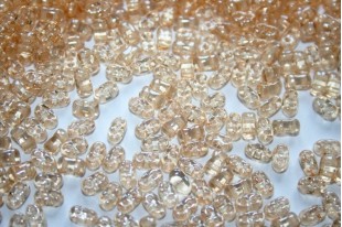 10 Gr.. BI-BO Beads Crystal Beads Orange Luster 5, 5 x 2, 8 mm Col. 14413