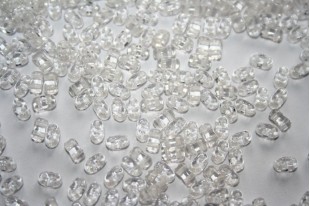 10 Gr.. BI-BO Beads Beads Crystal 8 mm 5, 5 x 2, Col. 00030