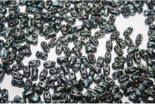 10 Gr.. BI-BO Beads Beads Jet Picasso 5, 5 x 2, 8 mm Col. 86800