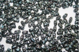 10 Gr.. BI-BO Beads Beads Jet Picasso 5, 5 x 2, 8 mm Col. 86800