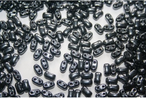 10 Gr.. BI-BO Beads Jet Hematite stone Beads 5, 5 x 2, 8 mm Col. 14400
