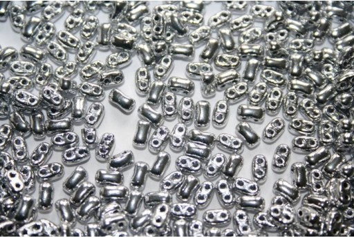 Perline BI-BO Beads Silver 5,5x2,8mm - 10g