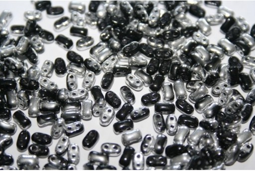 10 Gr.. BI-BO Beads Beads Jet Labrador 5, 5 x 2, 8 mm With 027001.