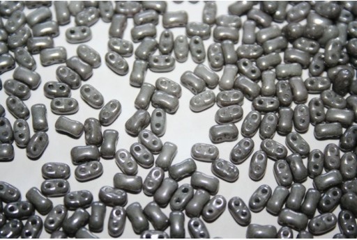 10 Gr.. BI-BO Beads Beads Jet Black Luster 8 5, 5 x 2, Col. 14449