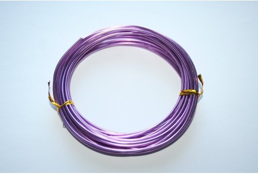 Aluminium Wire 2mm Violet - 5m