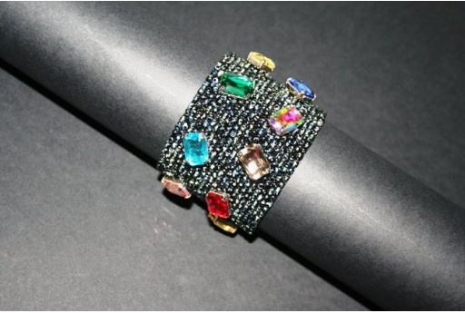 Perline Strass da Cucire Mix Color 14x10mm - 5pz 2