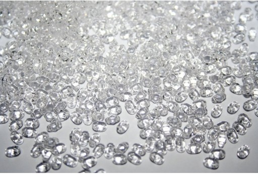 Perline Miniduo Crystal 4x2mm - 10gr