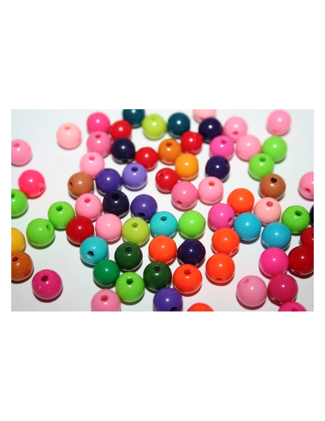 singoli & LUMI colori taglie 6mm Perline di Plastica in misto 8mm 3x5mm & 5x8mm 