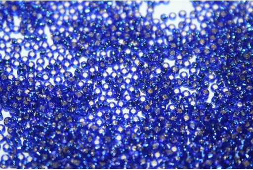 Perline Miyuki Micro Silver Lined Cobalt 15/0 - 10gr
