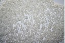 Perline O Beads Chalk White Shimmer 1x3,8mm - 5gr